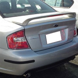 Subaru Legacy Sedan Painted Rear Spoiler (with light), 2005, 2006, 2007, 2008, 2009