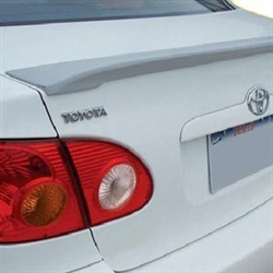 Toyota Corolla Lip Mount Painted Rear Spoiler, 2003, 2004, 2005, 2006, 2007, 2008