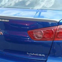 Mitsubishi Lancer Lip Mount Painted Rear Spoiler, 2008, 2009, 2010, 2011, 2012, 2013, 2014