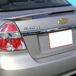 Chevrolet Aveo Sedan 2 Post Painted Rear Spoiler, 2007, 2008, 2009, 2010, 2011