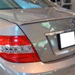 Mercedes C Class Sedan Painted Rear Spoiler, 2008, 2009, 2010, 2011, 2012, 2013, 2014