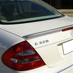 Mercedes E Class Sedan Painted Rear Spoiler, 2003, 2004, 2005, 2006, 2007, 2008, 2009