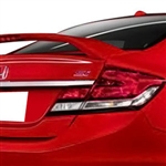 Honda Civic SI Sedan 2 Post Painted Rear Spoiler, 2013, 2014, 2015