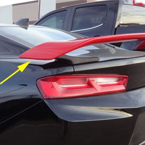 Chevrolet Camaro Custom Style Painted Rear Spoiler, 2016, 2017, 2018, 2019, 2020, 2021, 2022, 2023