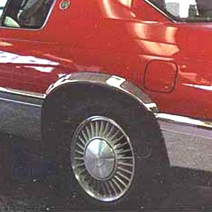 Cadillac Eldorado Wheel Well Fender Trim Set, 4pc 1992, 1993, 1994, 1996, 1996, 1997, 1998, 1999, 2000, 2001, 2002, 2003, 2004, 2005