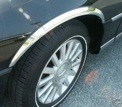 Lincoln Continental Chrome Wheel Well Fender Trim, 1989 - 2002