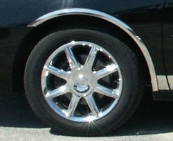 Buick LeSabre Chrome Wheel Well Fender Trim 4pc, 2000, 2001, 2002, 2003, 2004, 2005