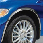 Chrysler PT Cruiser Chrome Wheel Well Fender Trim, 4pc 2001, 2002, 2003, 2004, 2005, 2006, 2007, 2008, 2009, 2010
