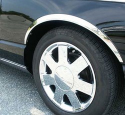 Ford Thunderbird Stainless Steel Wheel Well Trim, 4pc  2003, 2004, 2005, 2006
