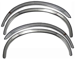 Chevrolet Silverado 1500 Chrome Wheel Well Fender Trim, 2007, 2008, 2009, 2010, 2011, 2012, 2013