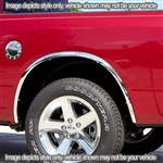 GMC Sierra Chrome Wheel Well Fender Trim, 4pc  2007, 2008, 2009, 2010, 2011, 2012, 2013
