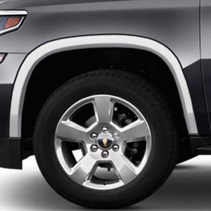 Chevrolet Suburban Chrome Wheel Well Fender Trim, 2015, 2016, 2017, 2018, 2019, 2020