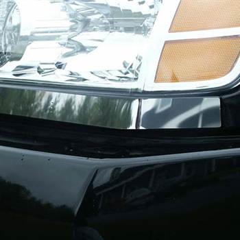 Nissan Titan Chrome Headlight Trim, 2pc. Set, 2004, 2005, 2006, 2007, 2008, 2009, 2010, 2011, 2012, 2013, 2014