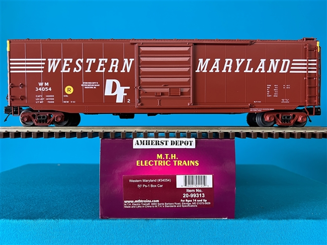 20-99313 Western Maryland 50' PS-1 Box Car #34054 MTH
