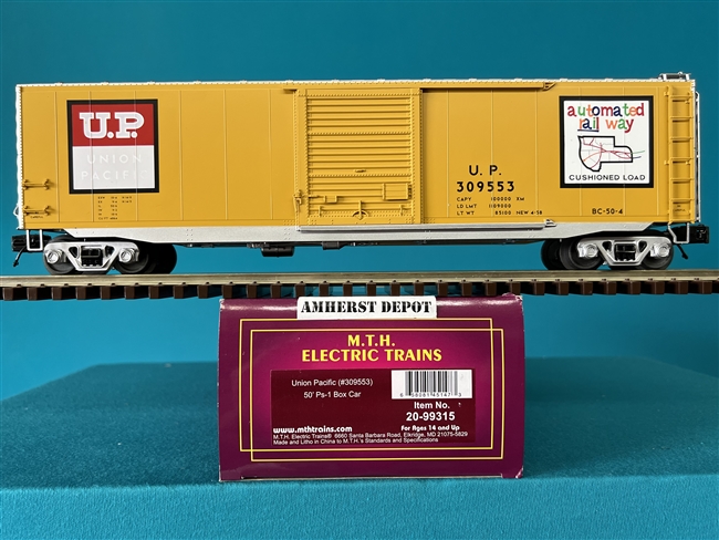 20-99315 Union Pacific  50' PS-1 Box Car #309553 MTH