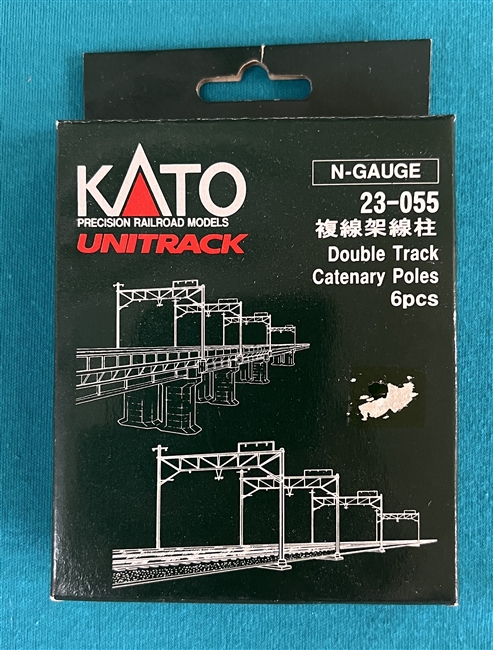 23-055 Double Track Catenary Poles 6 pcs  Atlas N Scale Unitrack