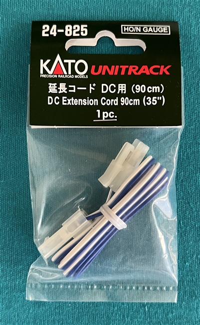 24-825 DC Extension Cord 35" 1 pc Atlas N Scale Unitrack