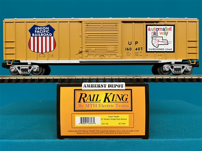 30-7443 Union Pacific Box Car MTH UP