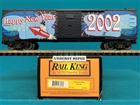 30-7490 2002 New Years Eve Box Car MTH