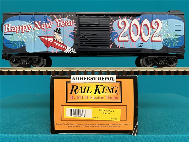 30-7490 2002 New Years Eve Box Car MTH