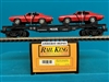 30-7639 MTH Auto Carrier Flat Car w/Ertl '68 GTO's