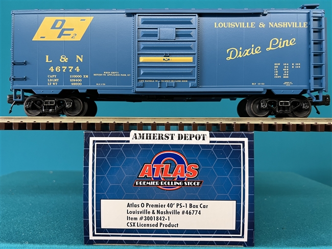 3001842-1 Louisville & Nashville #46774 PS1 Box Car Atlas O L & N