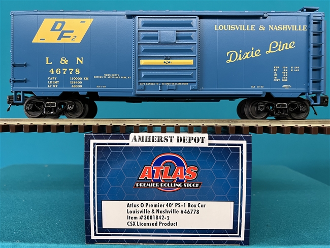 3001842-2 Louisville & Nashville #46778 PS1 Box Car Atlas O L & N