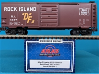 3001844-1  Rock Island #5847 PS1 Box Car Atlas O  RI