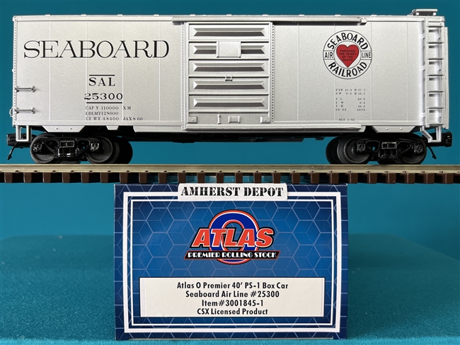 3001845-1  Seaboard Air Line #25300  PS1 Box Car Atlas O SAL