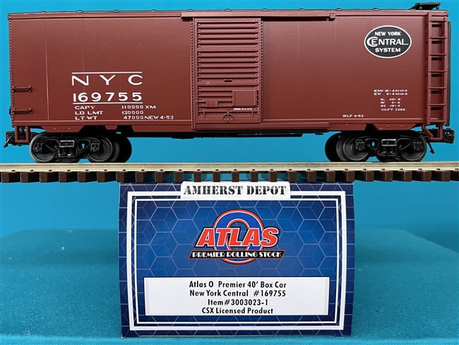 3003023-1 New York Central #169755 PS1 Box Car Atlas O  NYC