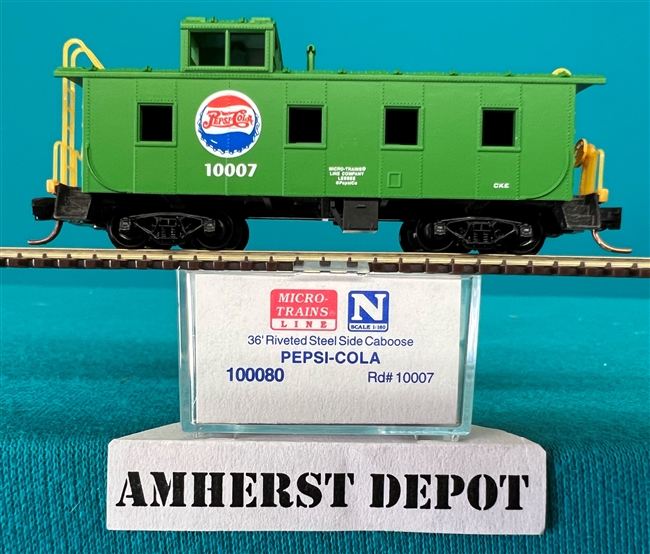 100080 Micro Trains Pepsi-Cola Steel Caboose