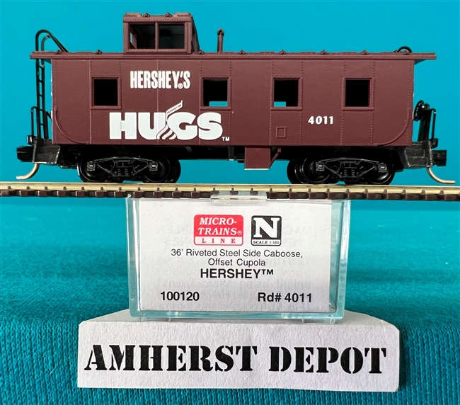 100120 Micro Trains Hershey's Steel Caboose