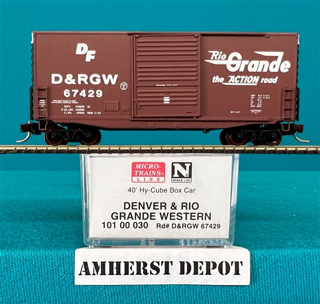 101 00 030 Micro Trains Denver & Rio Grande Box Car  DRG