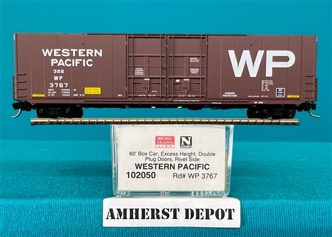 102050 Micro Trains Western Pacific Box Car  WP
