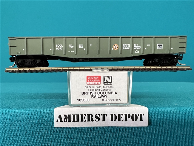 105050 Micro Train British Columbia Gondola Car BC