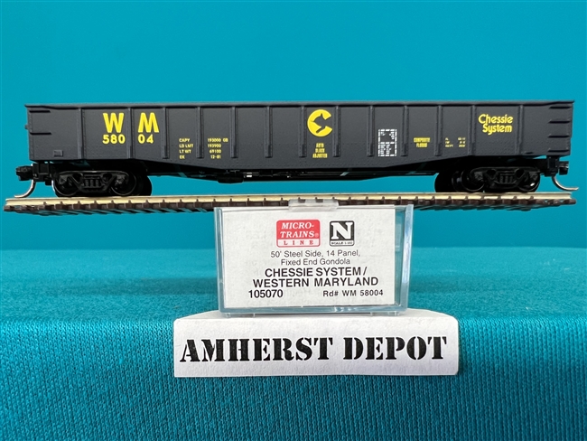 MTL 105070 Chessie System/WM Gondola Micro-Trains