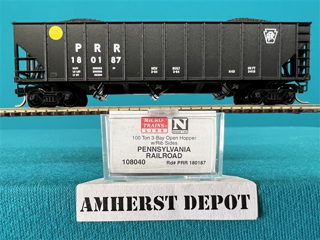 108040 Micro Train  Pennsylvania180187 Open Hopper PRR