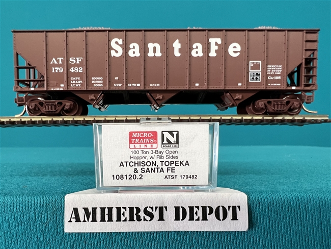 108120.2  Micro Train  ATSF 179482 Open Hopper Santa Fe