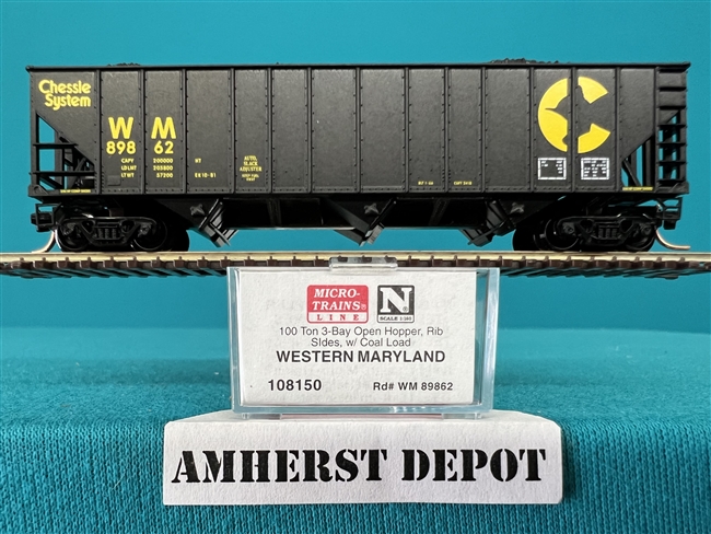 108150  Micro Train Western Maryland Open Hopper WM