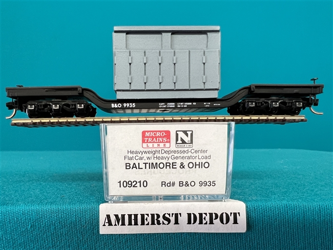109210 Micro Train Baltimore & Ohio Depressed Center Flat Car B & O