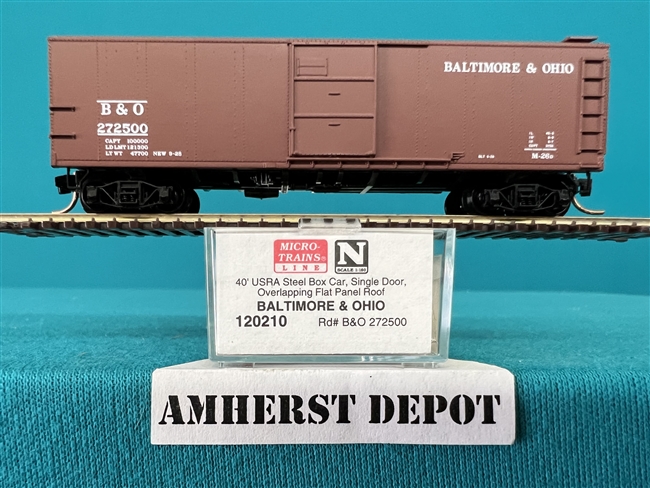 120210 Micro-Trains Baltimore & Ohio Steel Box Car B & O