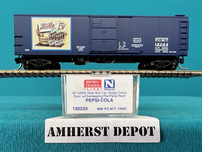 120220 Micro-Trains Pepsi Cola Steel Box Car