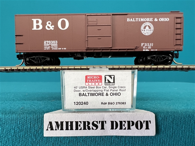 120240 Micro-Trains Baltimore & Ohio Steel Box Car B & O