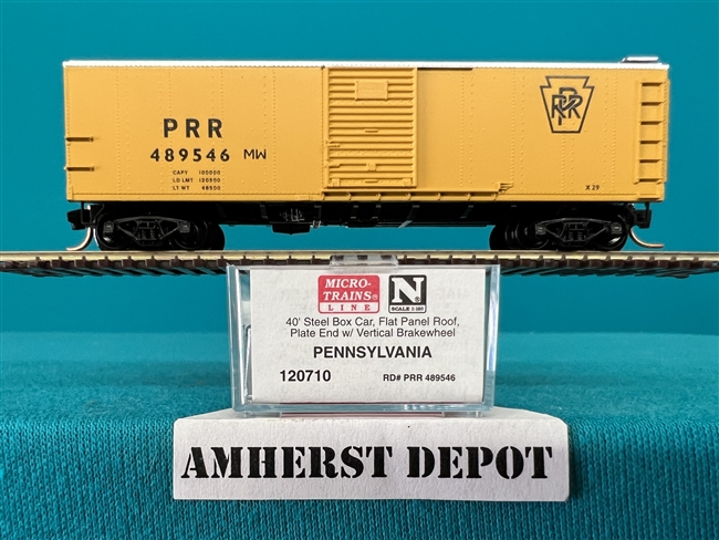 120710 Micro-Trains  Pennsylvania Steel Box Car PRR