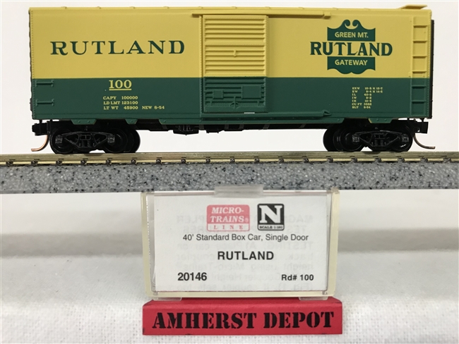 20146 Rutland Box Car #100 Micro Trains