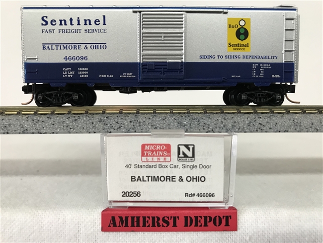 20256 Micro Train Baltimore & Ohio Sentinel #466032 Box Car B & O