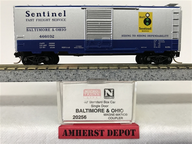 20256 Micro Train Baltimore & Ohio Sentinel #466032 Box Car B & O