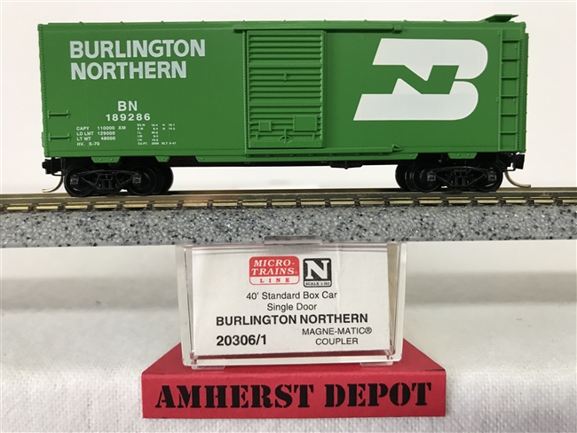 20306/1 Micro Trains Burlington Northern Box Car #189286