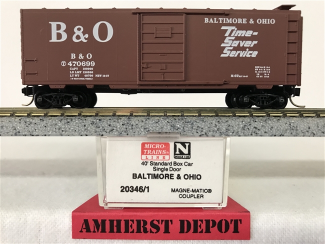 20346/1 Micro Trains Baltimore & Ohio Box Car #470699