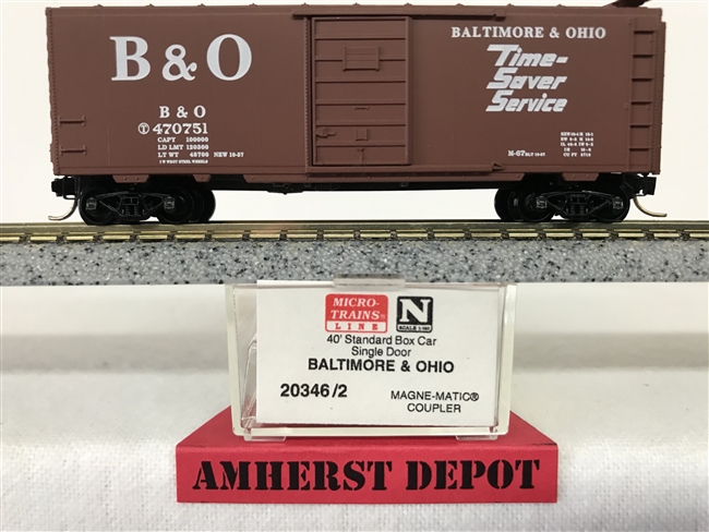 20346/2 Micro Trains Baltimore & Ohio Box Car #470751